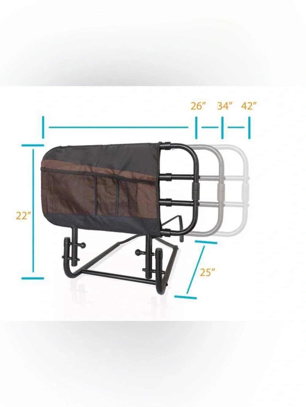 Stander Be Independent EZ Adjust Bed Rail – NWT 🛏️✨
